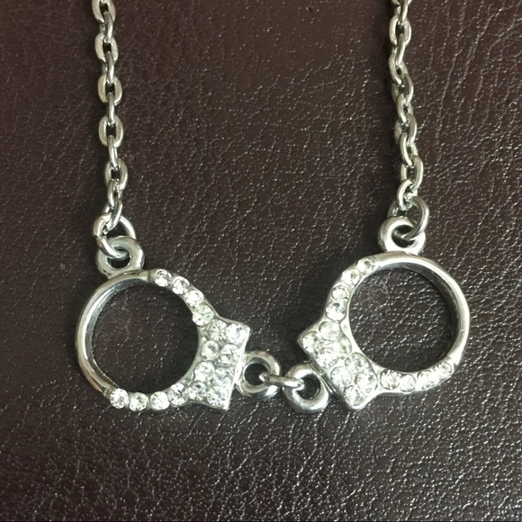 Jewelry - Handcuff Rhinestone Necklace